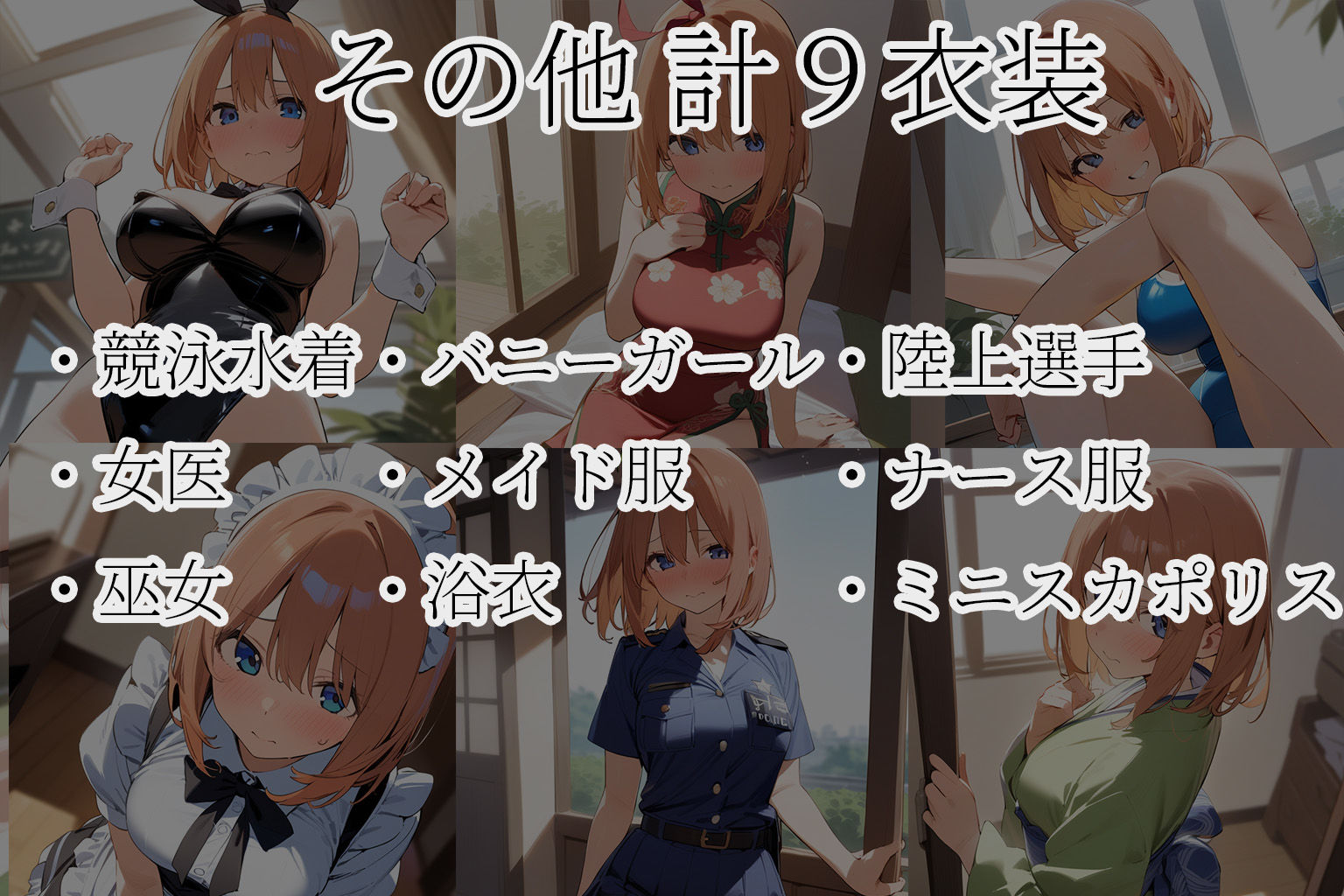 サンプル画像4:五等分の花嫁 四葉コスプレCC集(arisa) [d_453165]