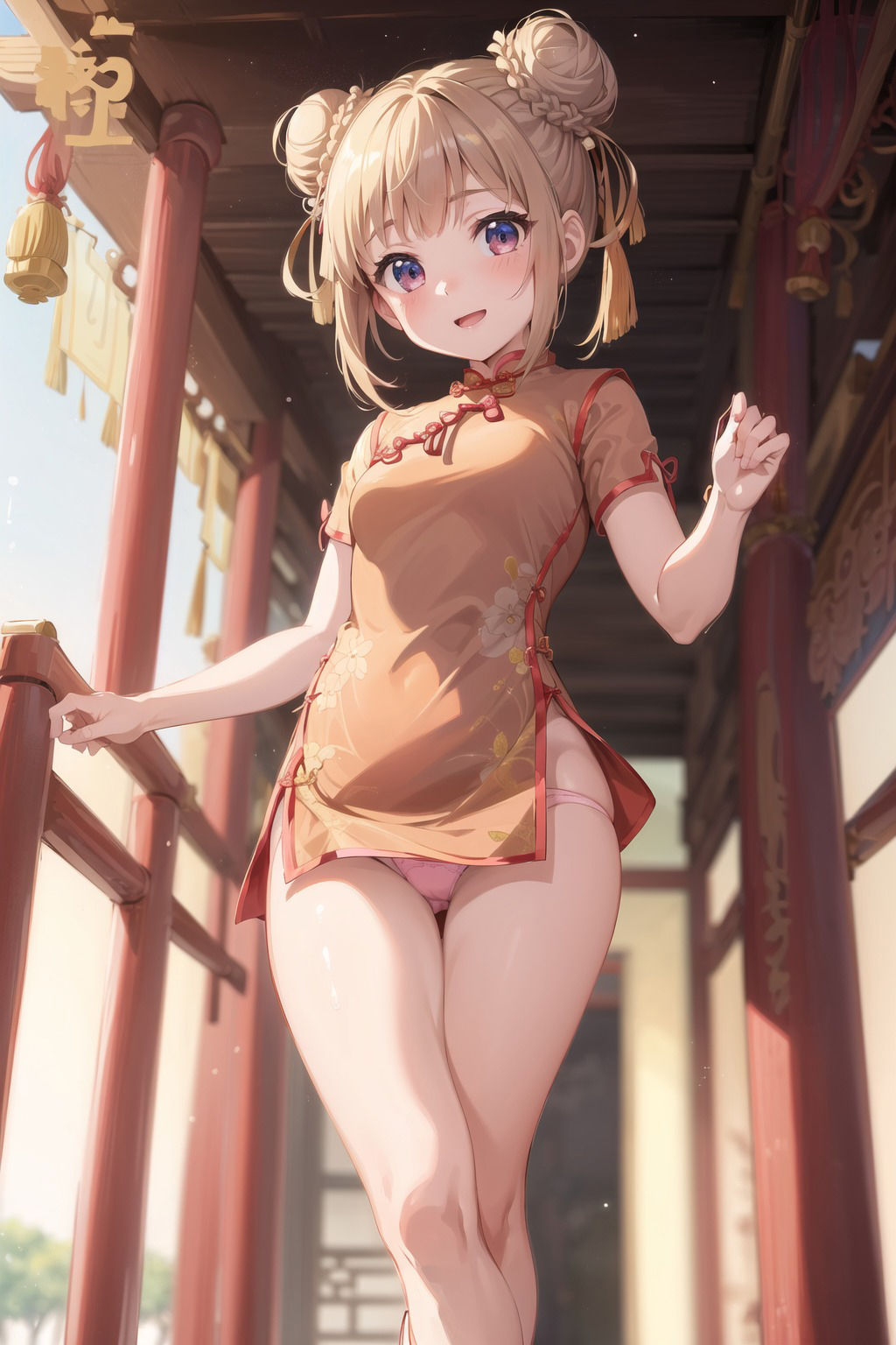 サンプル画像1:チャイナドレスの少女たちのCG集(駆け抜けて性春) [d_453191]