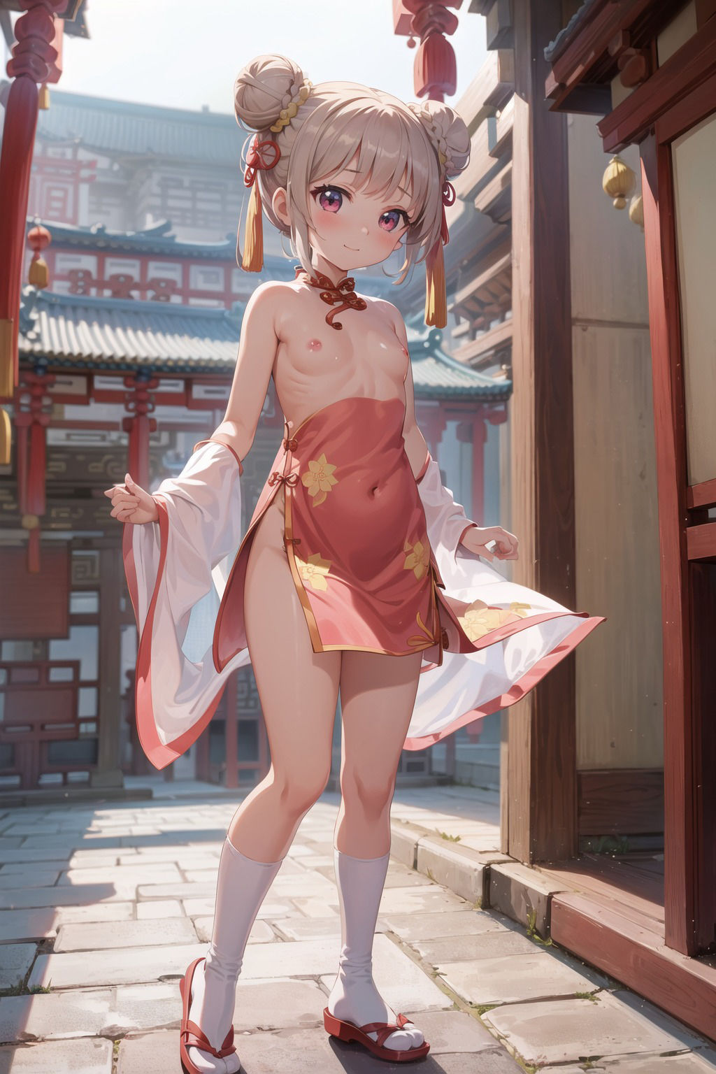 サンプル画像3:チャイナドレスの少女たちのCG集(駆け抜けて性春) [d_453191]