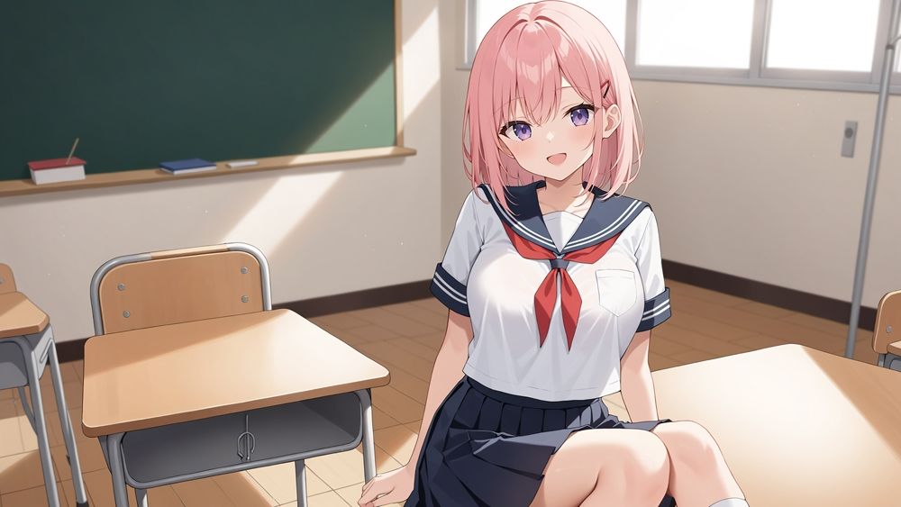 サンプル画像2:私立HR学園淫乱科2 水泳部編(ニート印刷所) [d_453228]