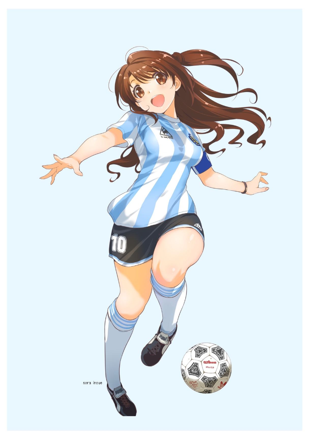 サンプル画像5:THE IDOL〇@STER SOCCER illustration 2（コメ無し電子限定）(いのうえ空) [d_453242]