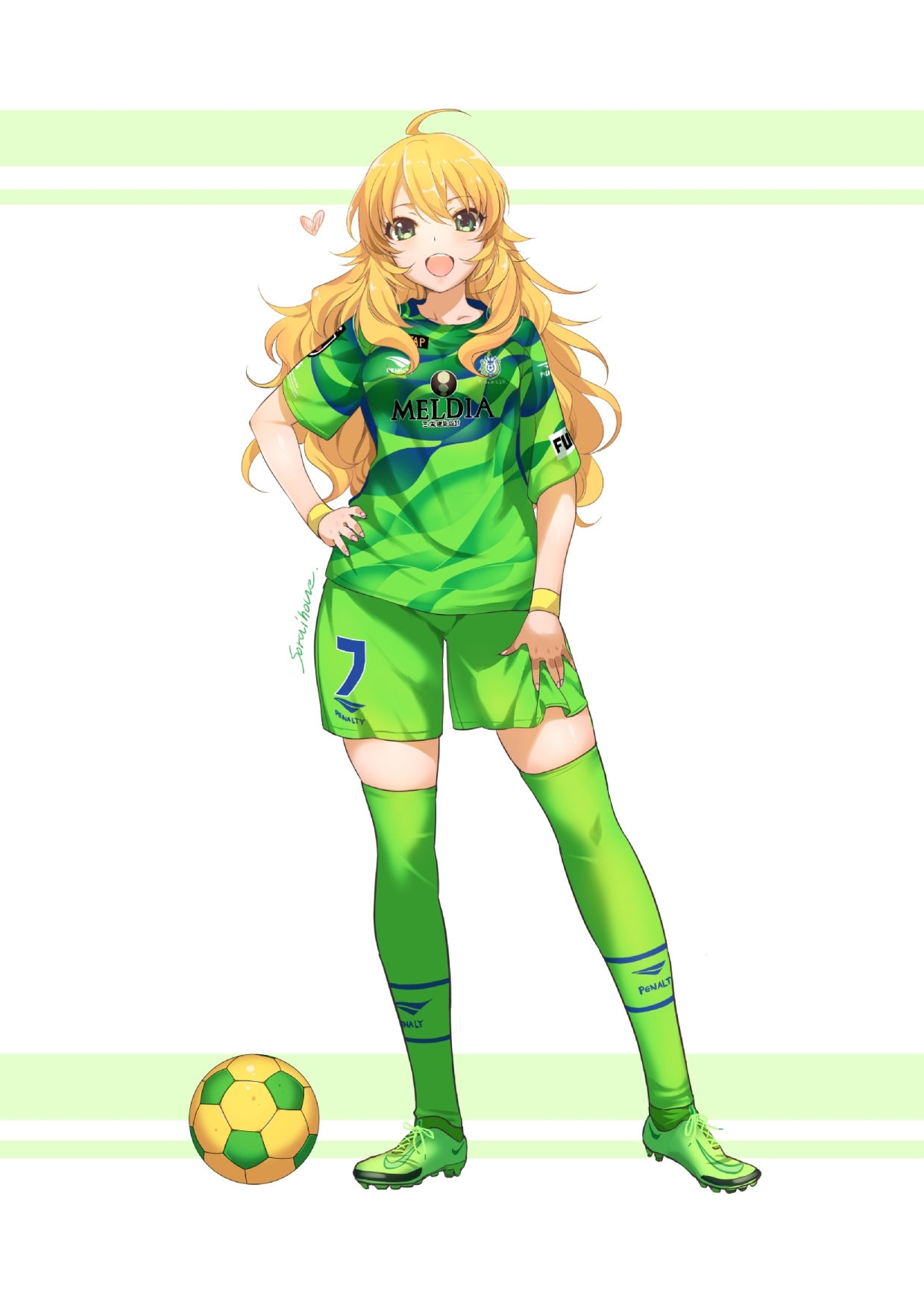 サンプル画像6:THE IDOL〇@STER SOCCER illustration 2（コメ無し電子限定）(いのうえ空) [d_453242]