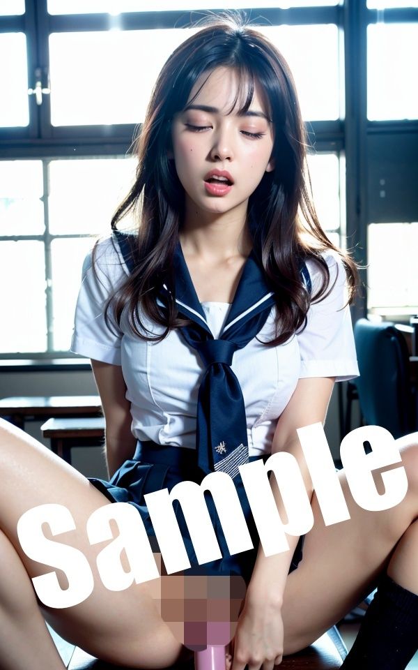 サンプル画像2:淫らな放課後 Vol1.セーラー服編(エロ見放題タイム) [d_453272]