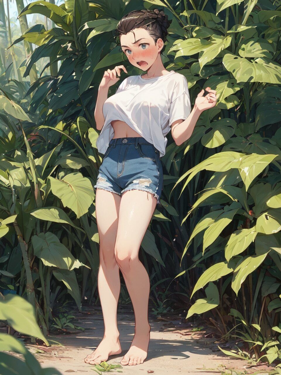 サンプル画像2:イブと青い鳥 男が女になる画集(真城の秘宝館) [d_453366]