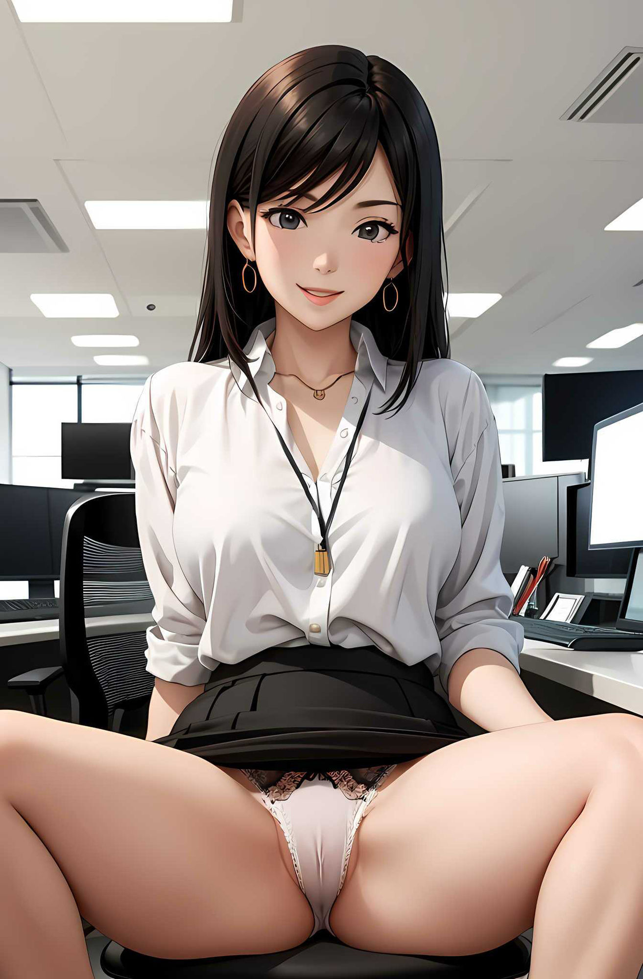 サンプル画像5:えちえちオフィスガールズ(AIれんず) [d_453493]