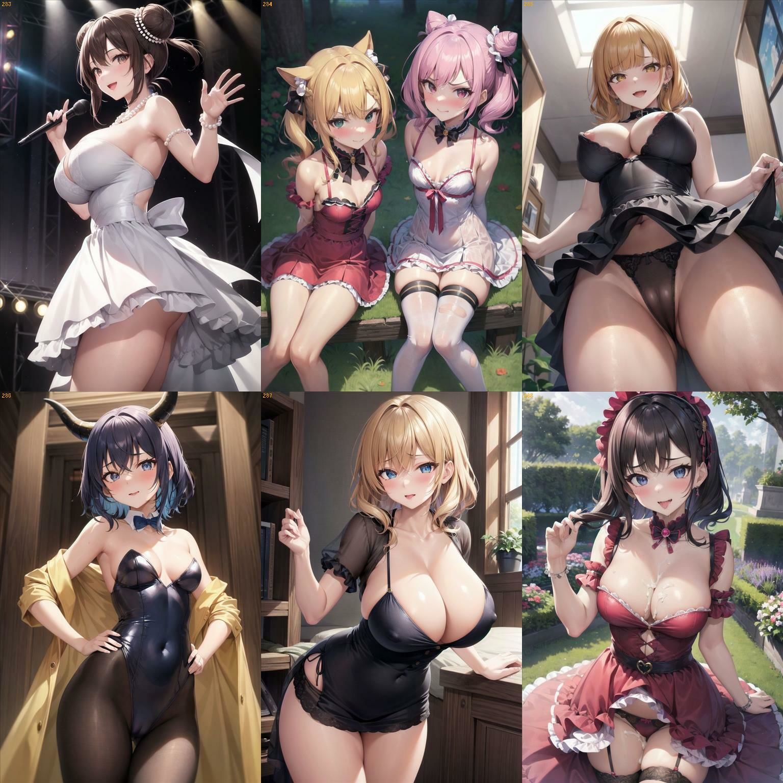 サンプル画像6:エッチなアイドルの誘惑(NOTモザイク製作所) [d_453508]