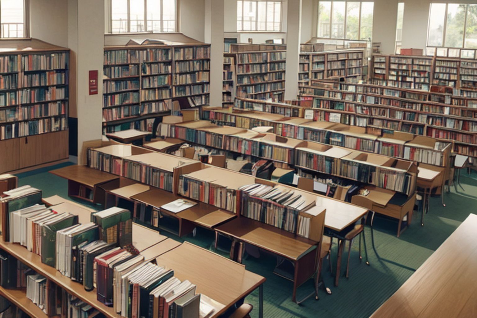 サンプル画像1:現代/プール・体育館・図書室 素材(豊川内角) [d_453526]