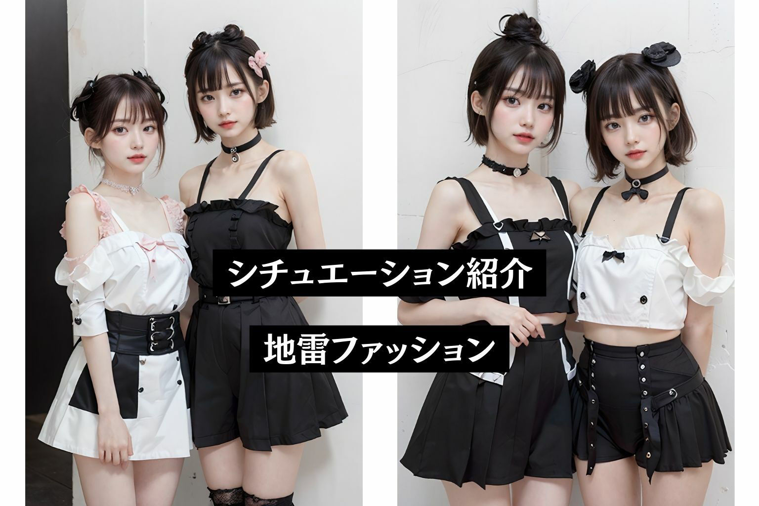 サンプル画像5:地雷系女子校生(妄想族AI) [d_453590]