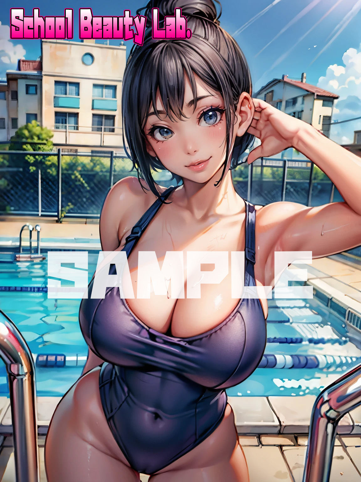 サンプル画像4:誘惑してくるスク水っ娘(Schoolgirl Beauty Lab.) [d_453630]