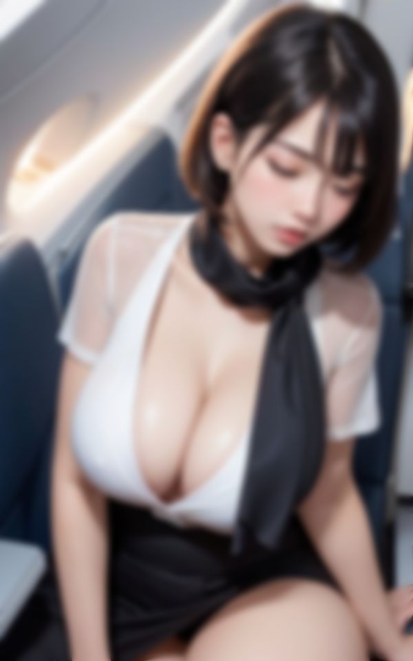 サンプル画像4:眠らされた淫らな身体をしている新人CA盗撮写真集(AIレボリューション) [d_453643]