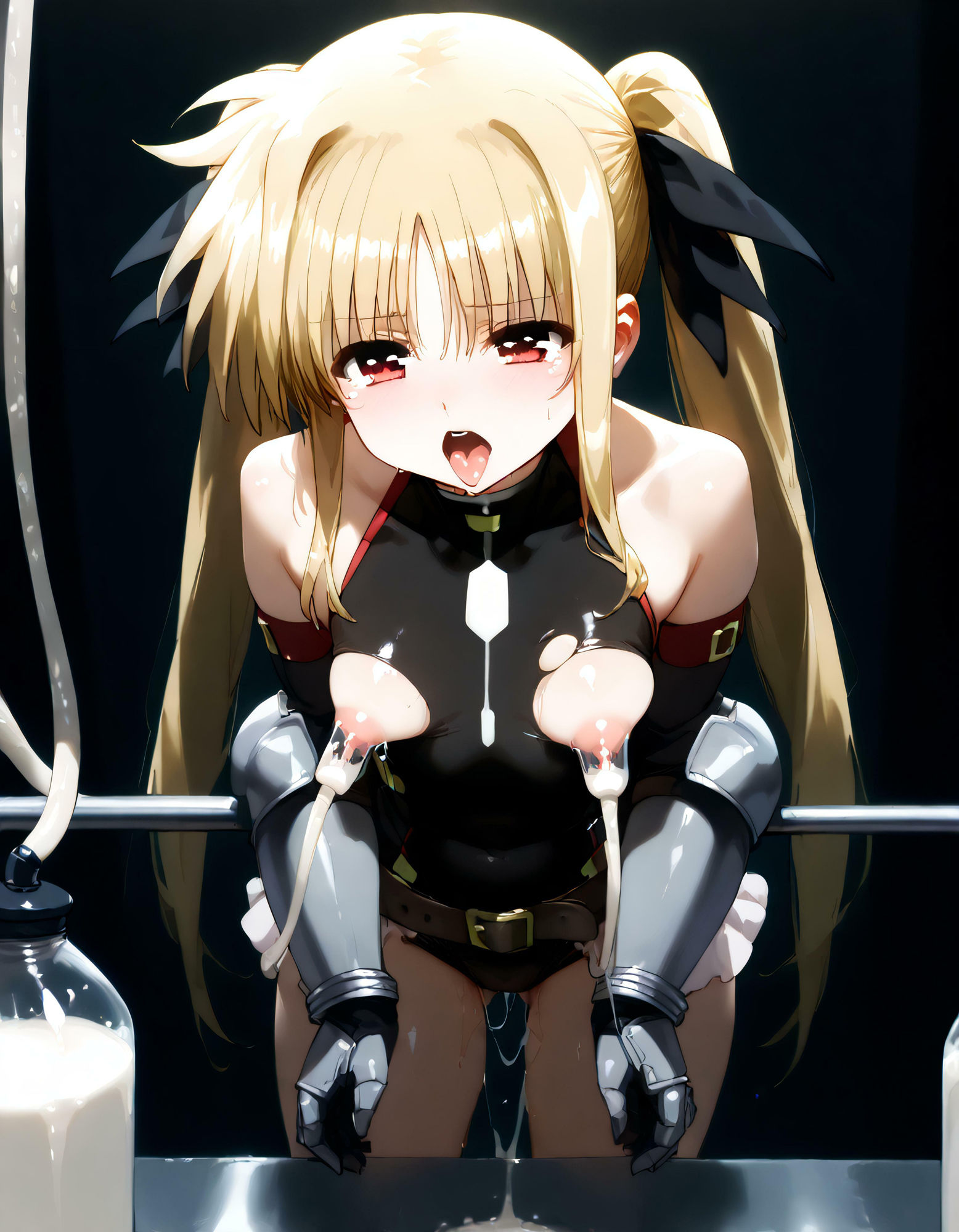 サンプル画像2:おはようから乳搾り(ハイパーシンク) [d_453649]