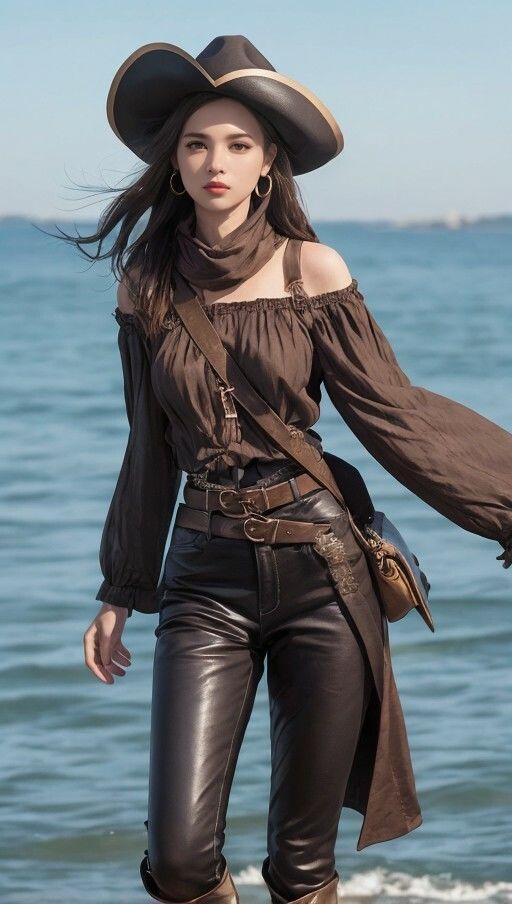 サンプル画像2:パイレーツコスでパシャリ写真集(666のAI美女倶楽部) [d_453787]