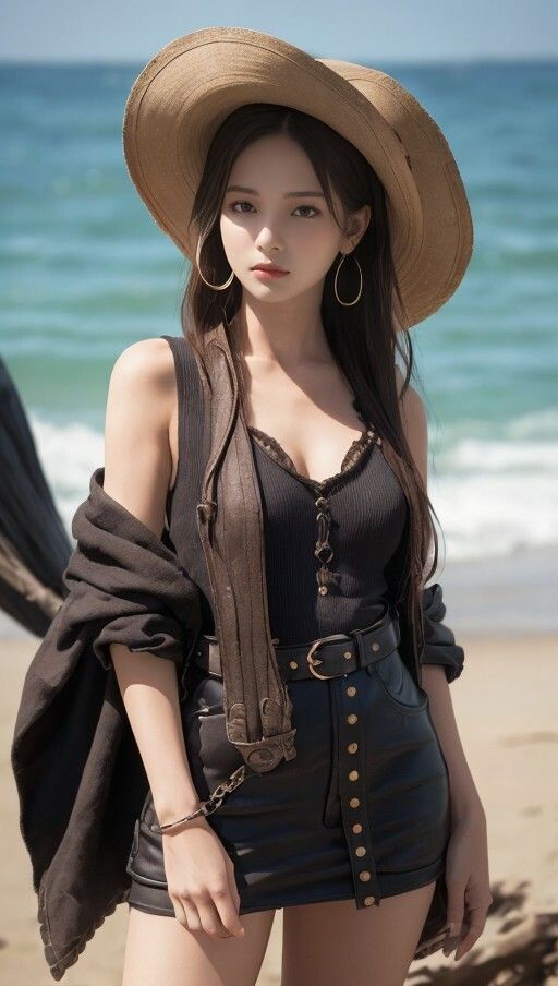 サンプル画像3:パイレーツコスでパシャリ写真集(666のAI美女倶楽部) [d_453787]