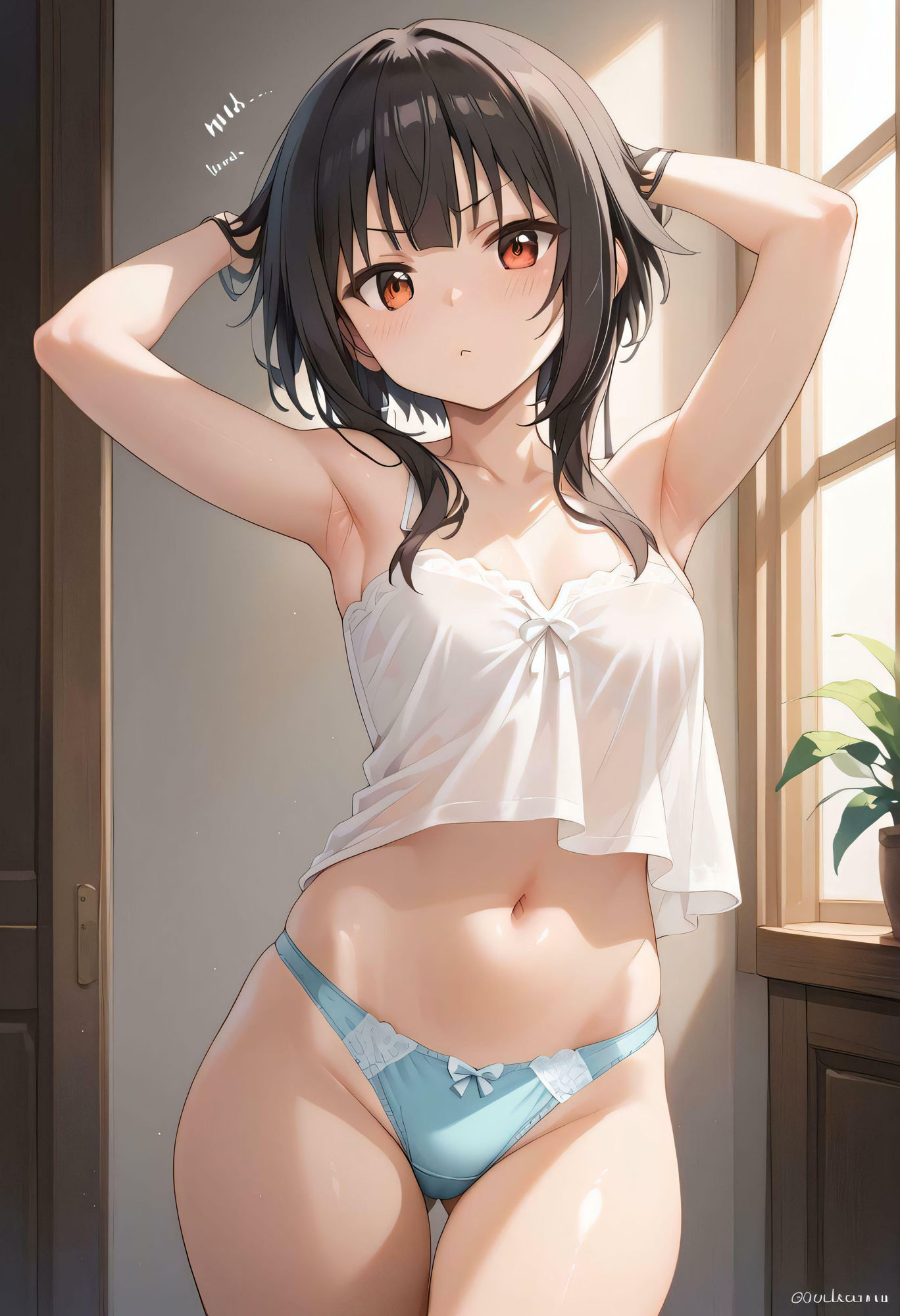 サンプル画像4:少女の勇気(つるぺた戦士) [d_453818]