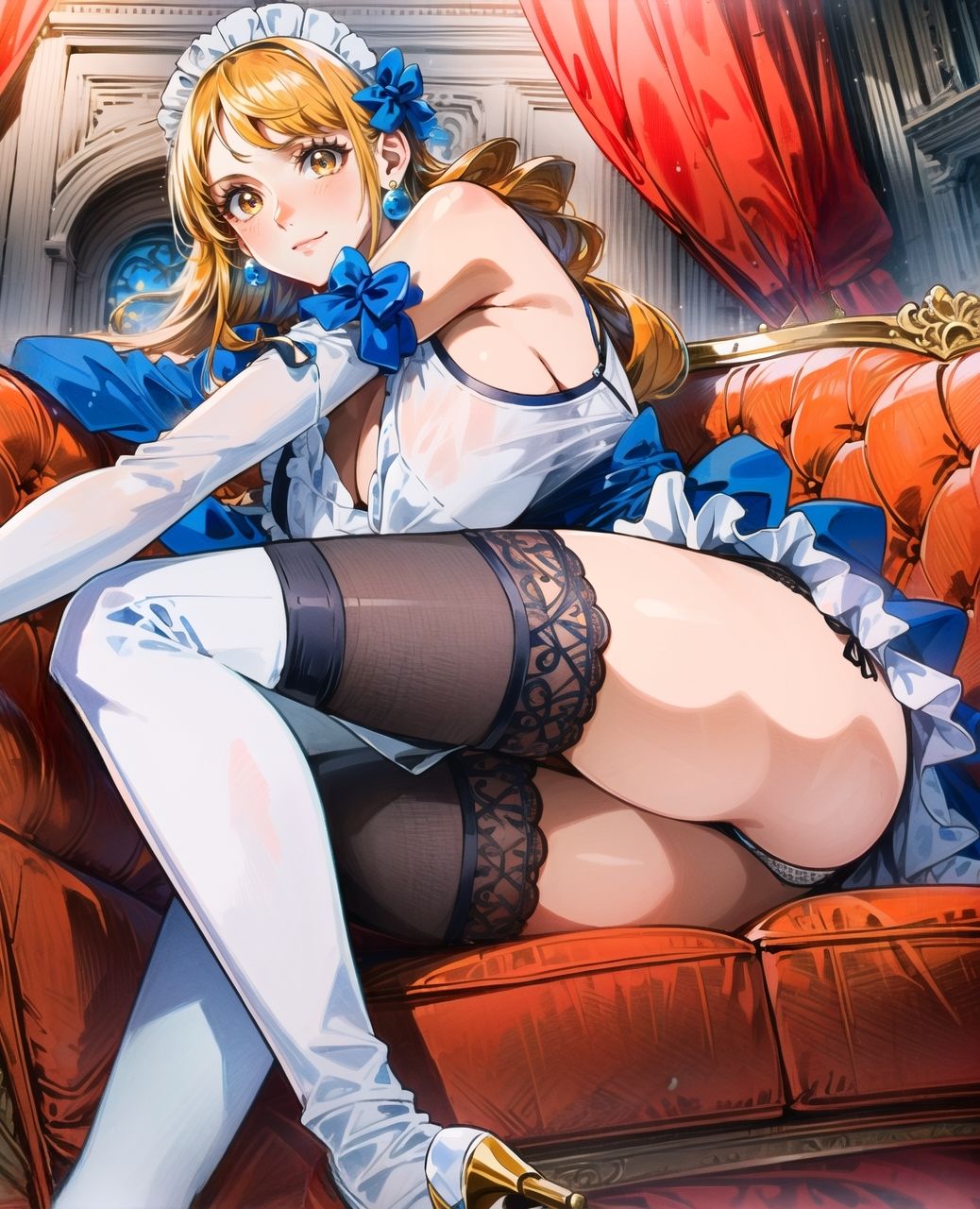 サンプル画像2:さすがナ○さん！お○され慣れているんでしょう、アヘ顔が板についていらっしゃる(dempa) [d_453832]