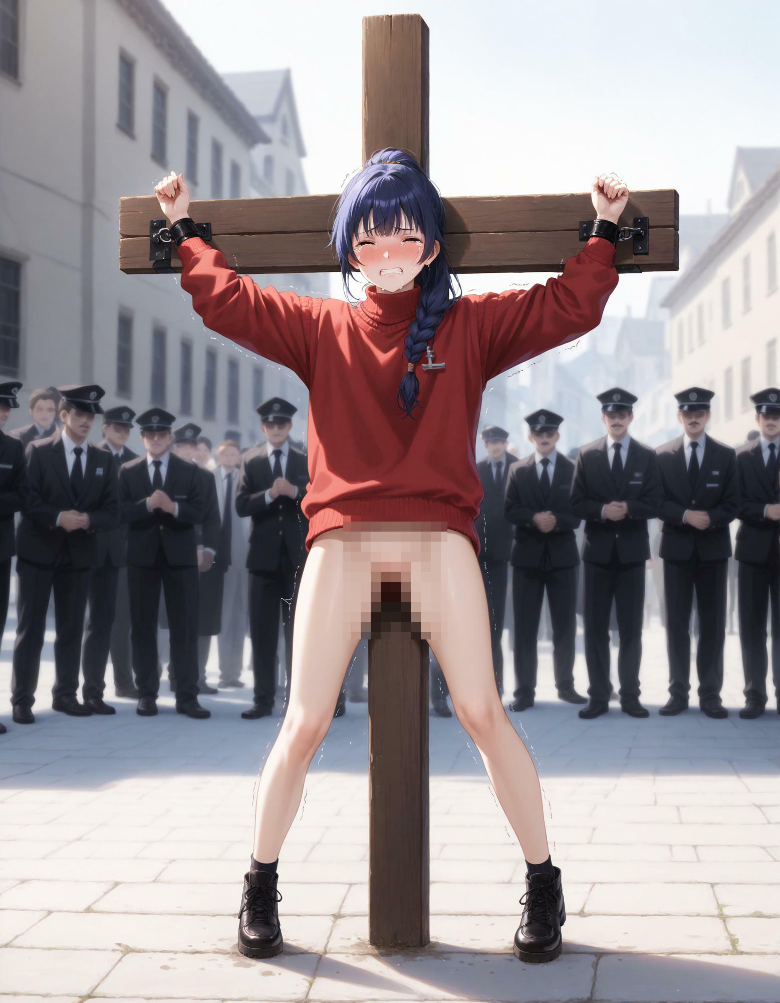 サンプル画像5:死ぬほど恥ずかしい思いをする女の子集(AIイラスト屋ふたば) [d_453843]