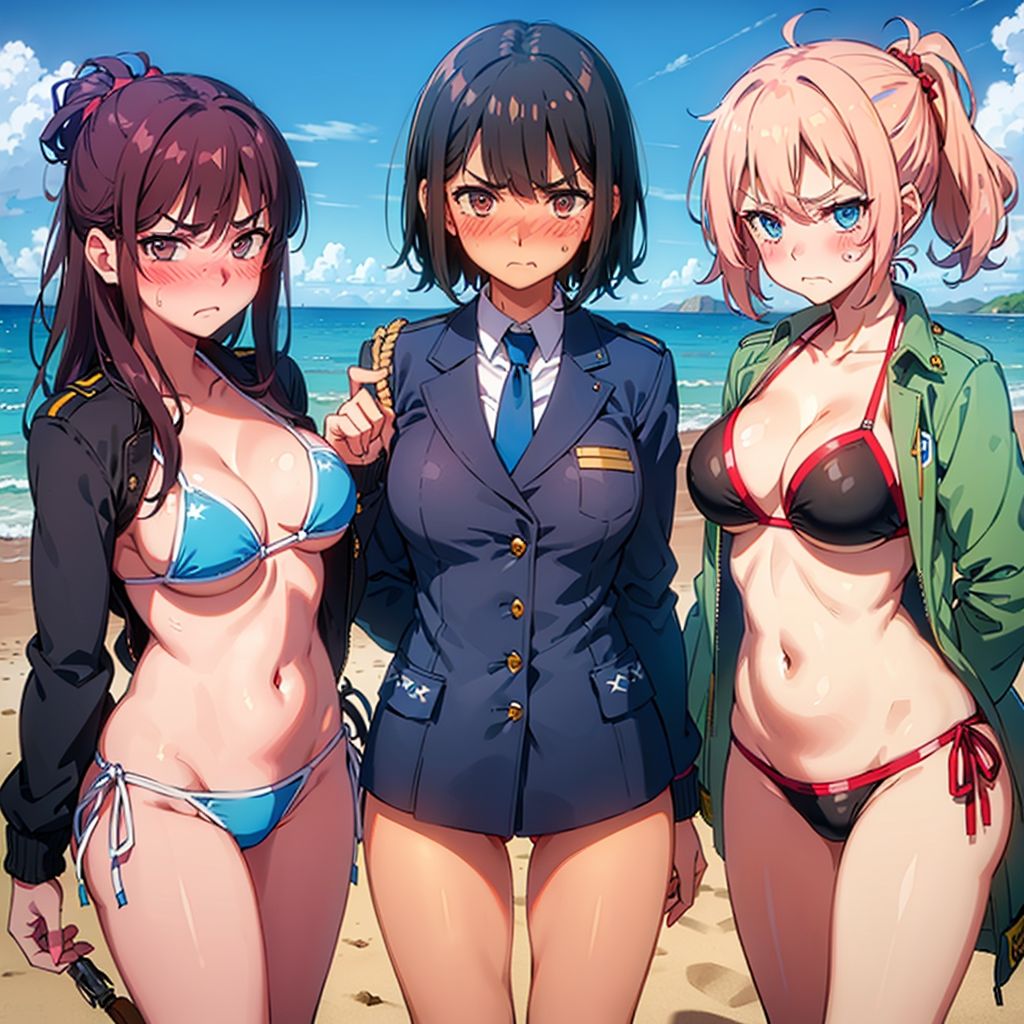 サンプル画像1:ビーチポリス「上からの命令ですから」(プラス) [d_453887]