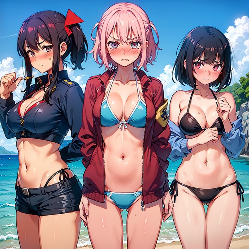 サンプル画像4:ビーチポリス「上からの命令ですから」(プラス) [d_453887]