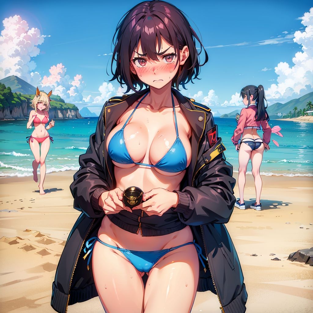 サンプル画像5:ビーチポリス「上からの命令ですから」(プラス) [d_453887]