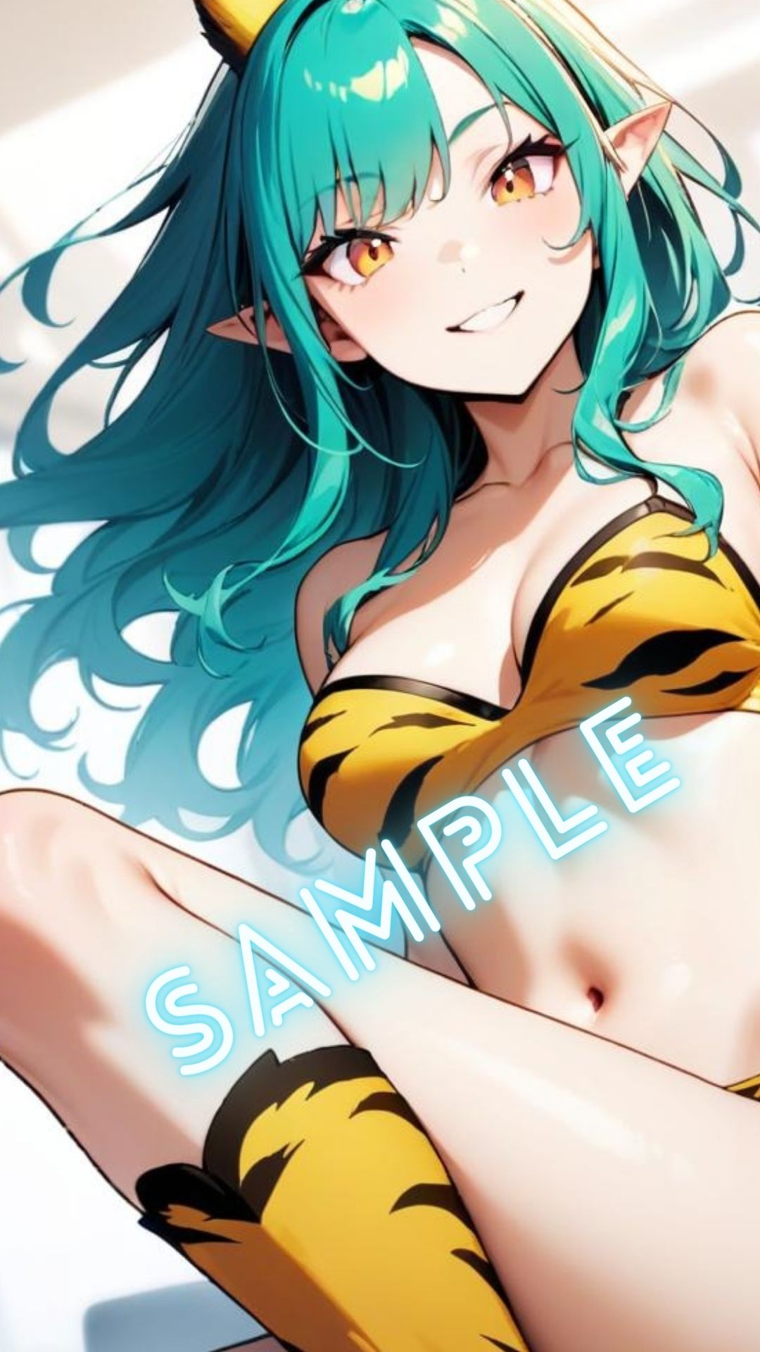 サンプル画像2:うる◯やつら ラ◯ちゃん風 画像集(パンティー旅情) [d_453937]