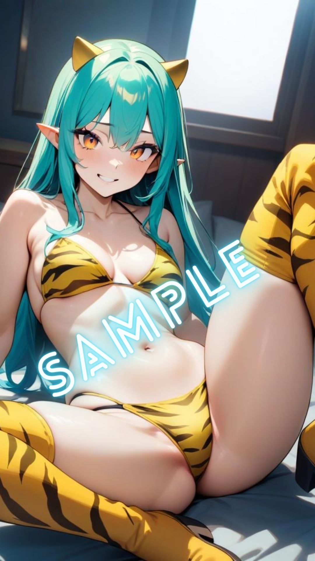 サンプル画像3:うる◯やつら ラ◯ちゃん風 画像集(パンティー旅情) [d_453937]