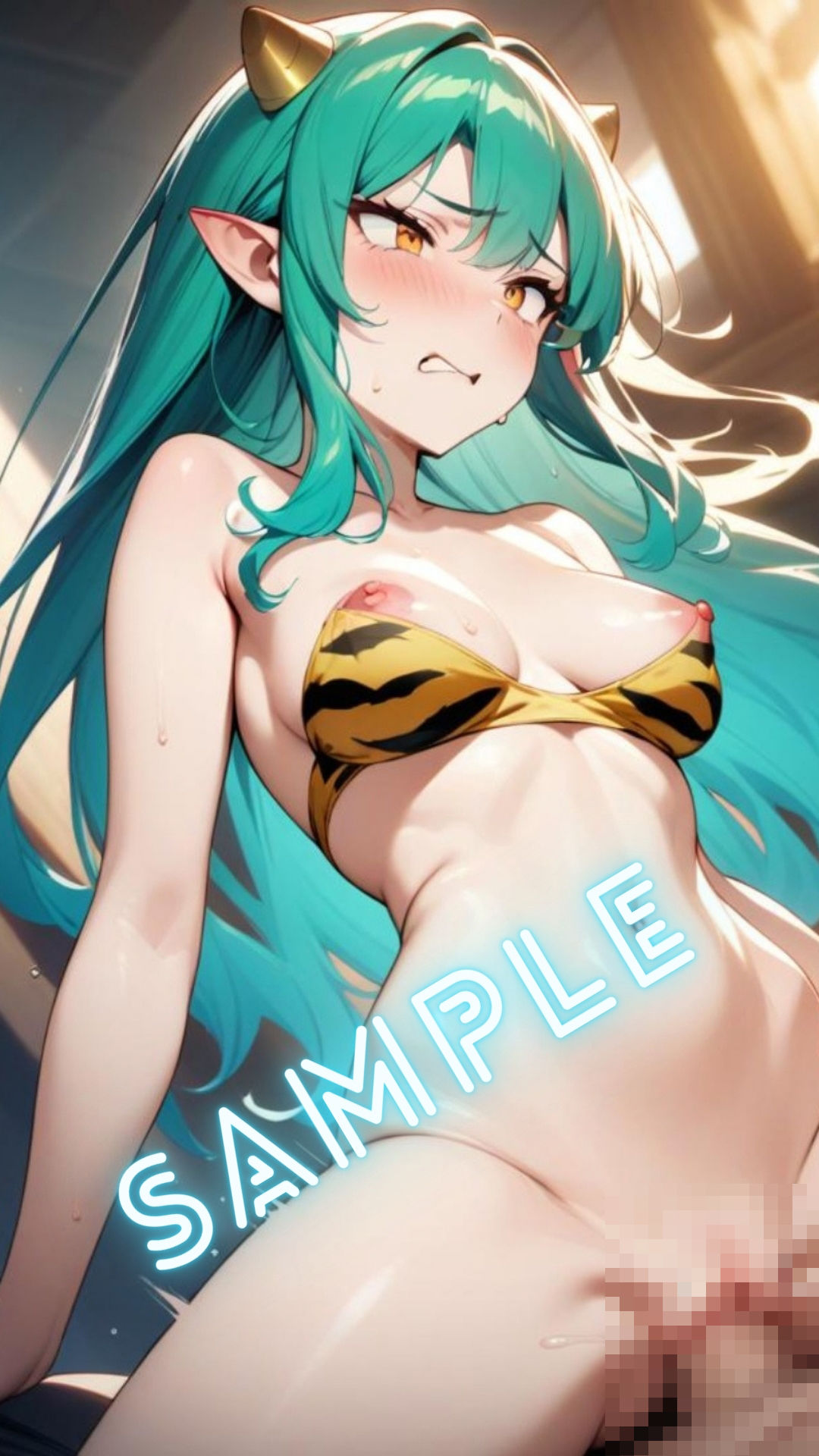 サンプル画像6:うる◯やつら ラ◯ちゃん風 画像集(パンティー旅情) [d_453937]