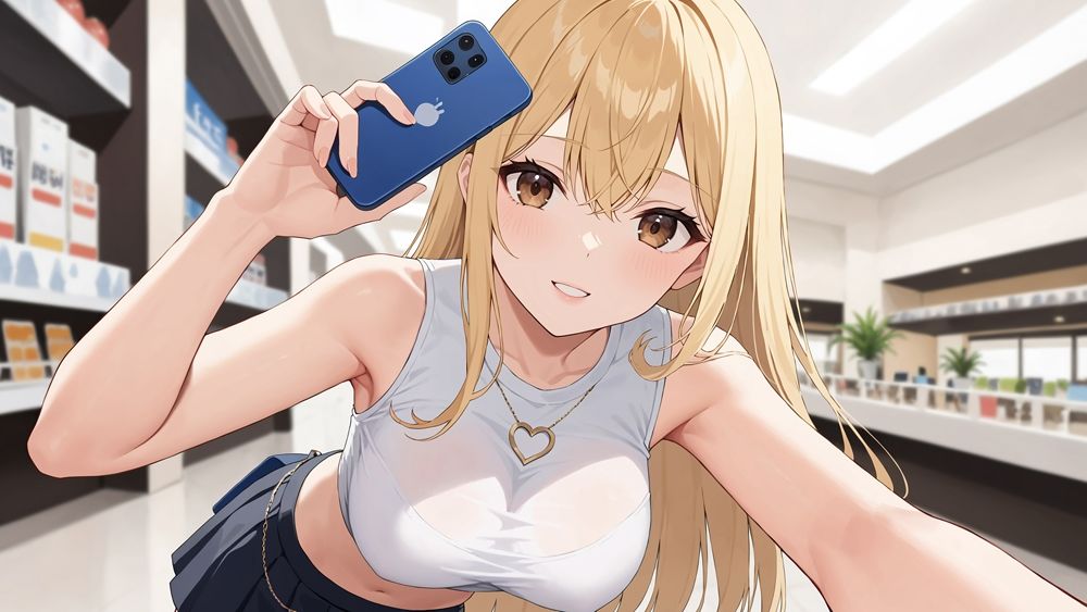 サンプル画像3:白ギャルビッチちゃんの日常(御一堂) [d_453999]