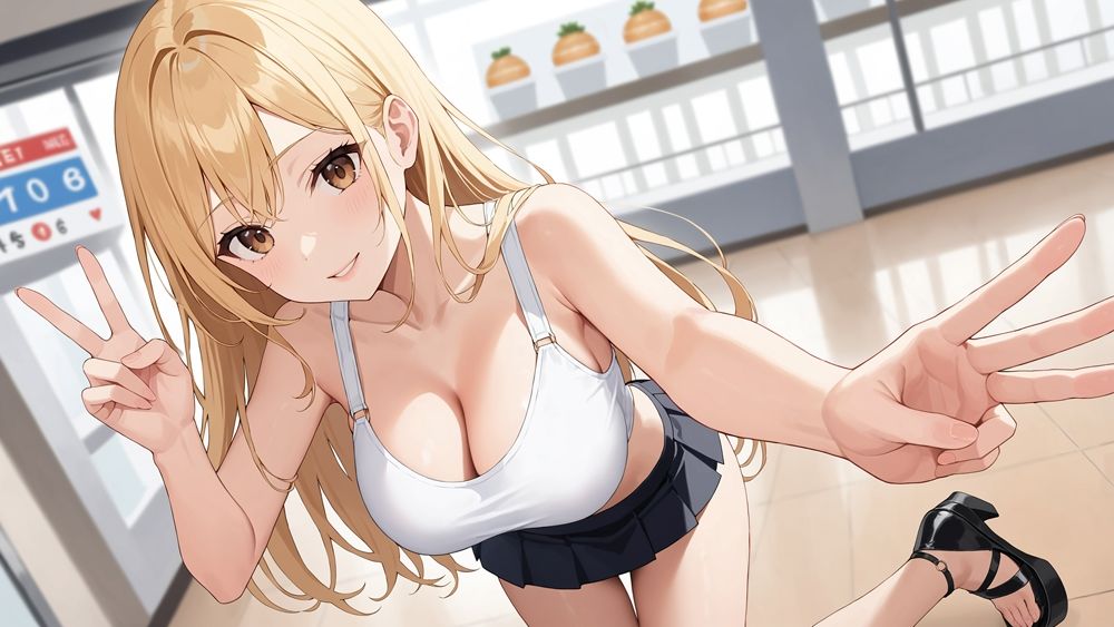 サンプル画像4:白ギャルビッチちゃんの日常(御一堂) [d_453999]