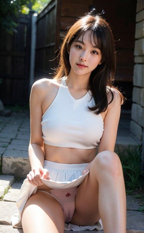 サンプル画像4:「人気の無い場所でこっそり？」パンチラ露出美女画像200枚超え(ゆめみたい) [d_454010]