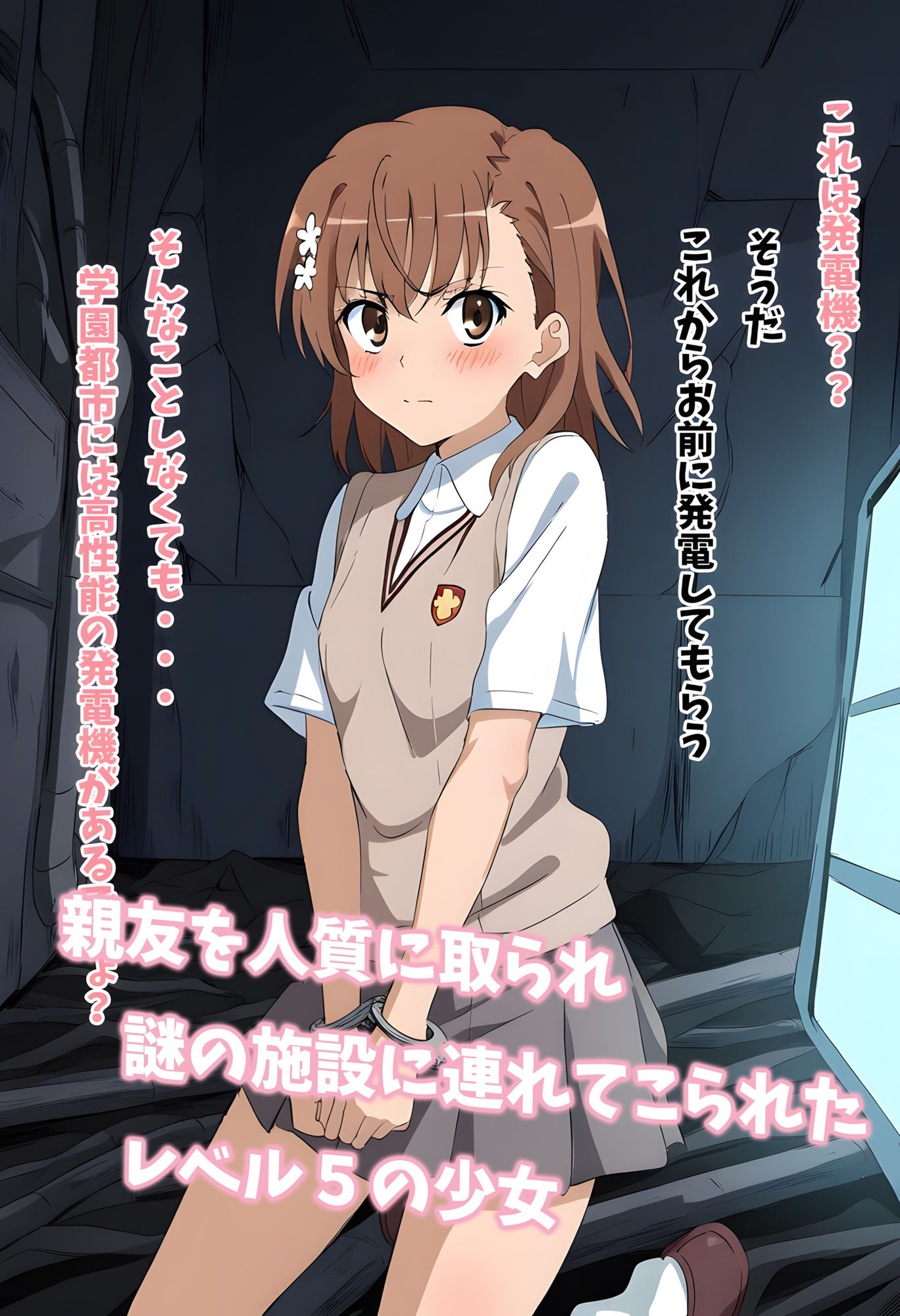 サンプル画像1:強●拘束機械姦！発電機と化したレベル5(こんくら猫) [d_454053]