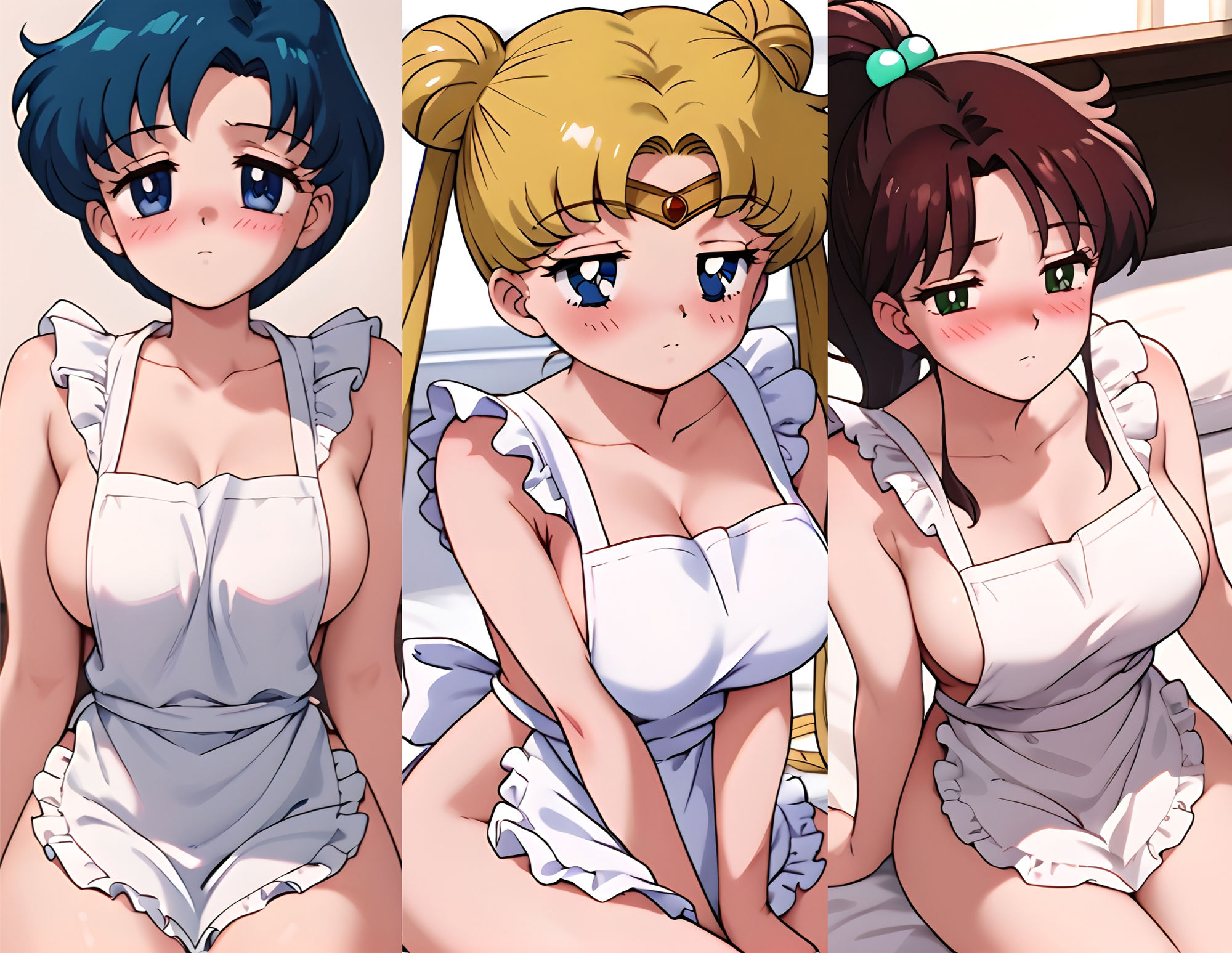 サンプル画像5:セーラー戦士 コスプレ 亜美・うさぎ・まこと(テケテケ) [d_454142]