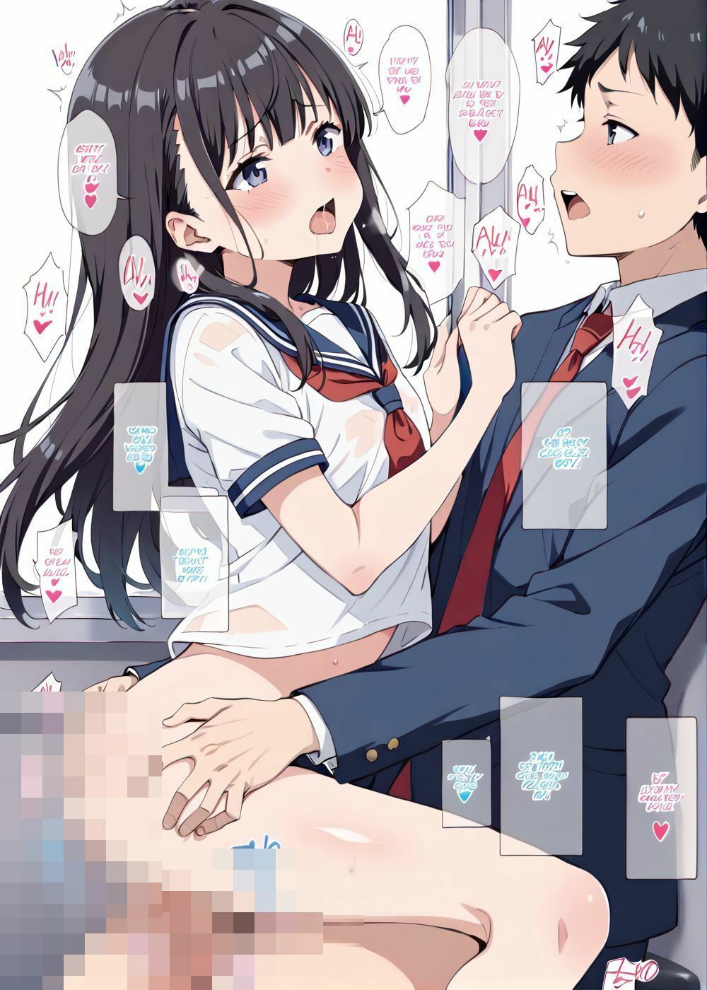 サンプル画像6:電車内・貸し切り・乱〇パーティ・〇校3年3組(チャレンジド・ディスエイブル) [d_454147]