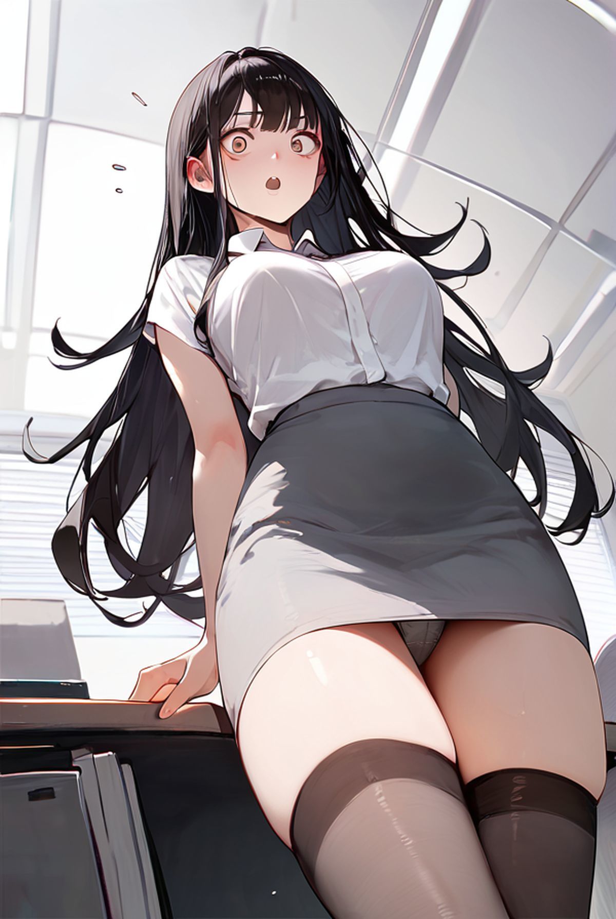 サンプル画像2:オフィスレディおパンツ見えてます！ローアングル宣言 Vol.01(ailoveproject) [d_454155]