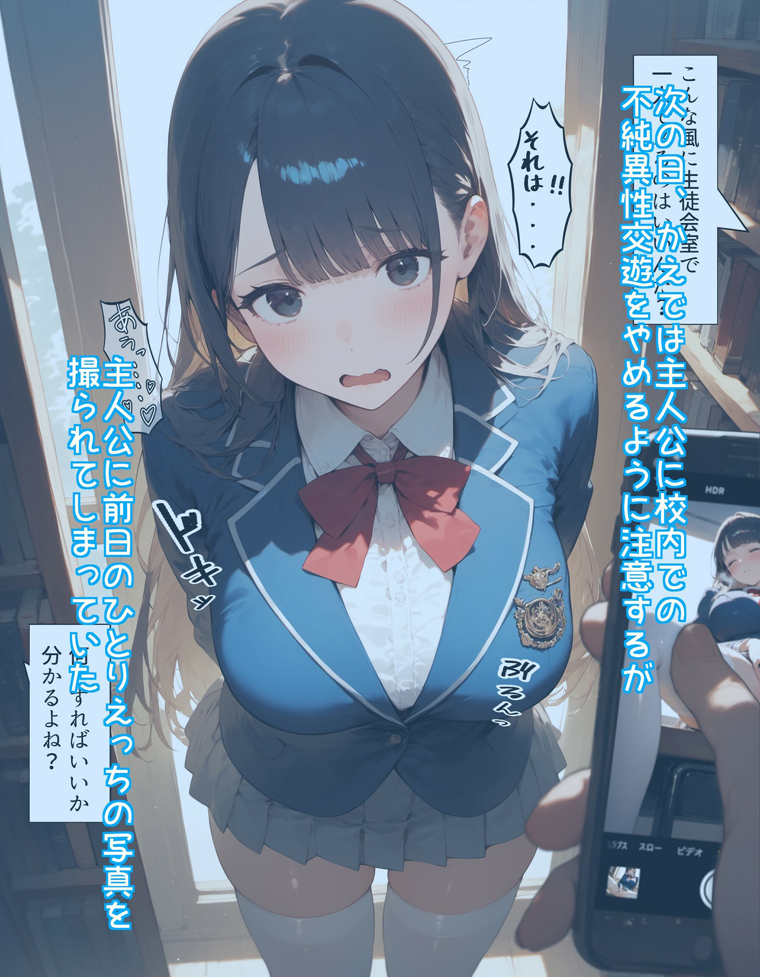 サンプル画像3:ひとりえっちの写真で脅されてしまう幼馴染の姉(毎日が1128) [d_454176]