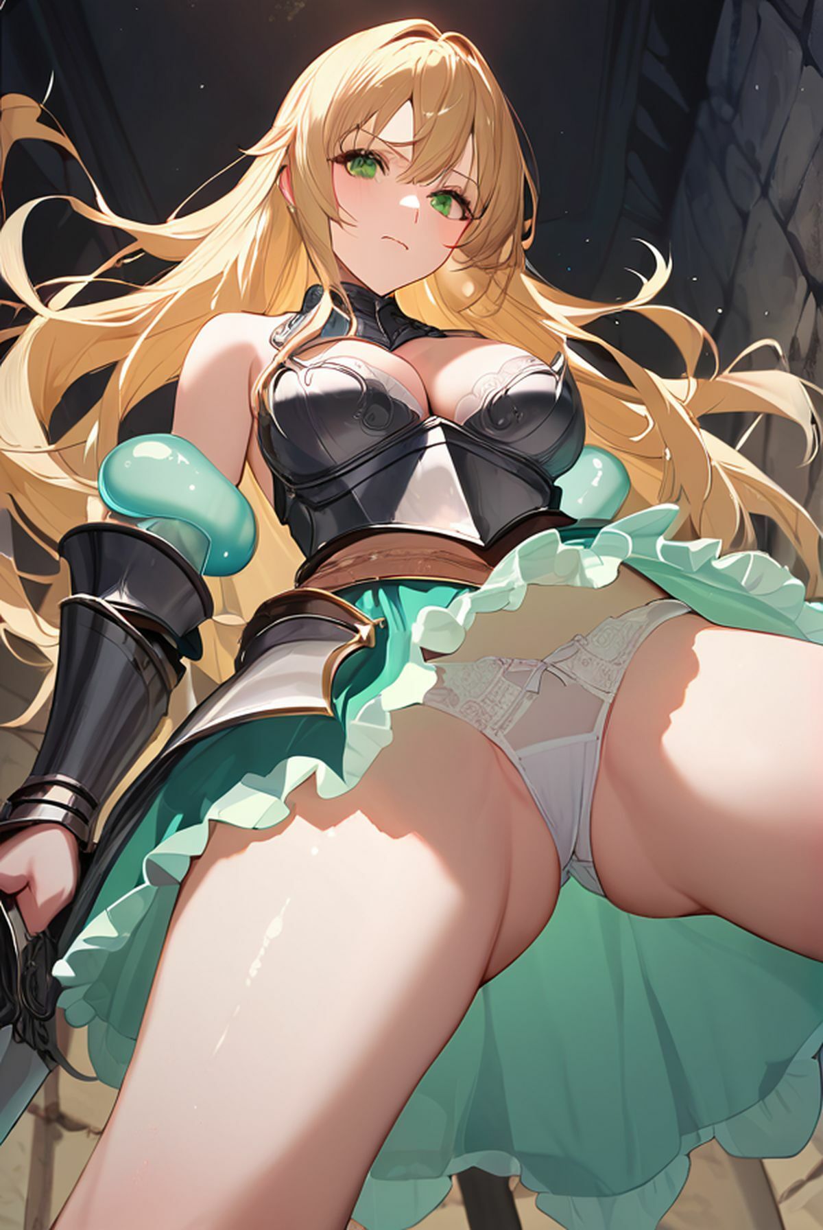 サンプル画像4:姫騎士のおパンツ見えてます！ローアングル宣言 Vol.04(ailoveproject) [d_454178]