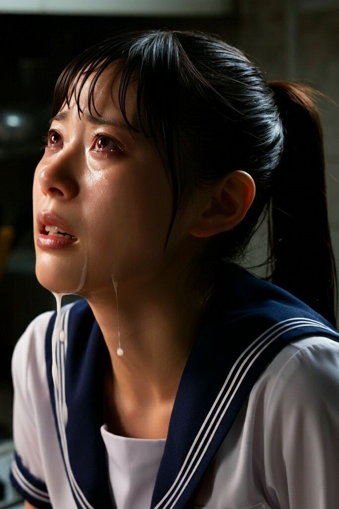 サンプル画像1:口内射精に慣れていないJK(もう限界) [d_454220]