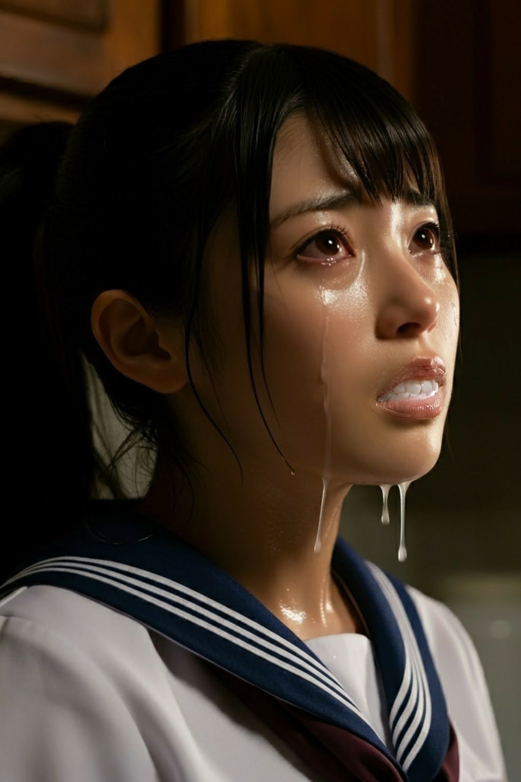 サンプル画像3:口内射精に慣れていないJK(もう限界) [d_454220]