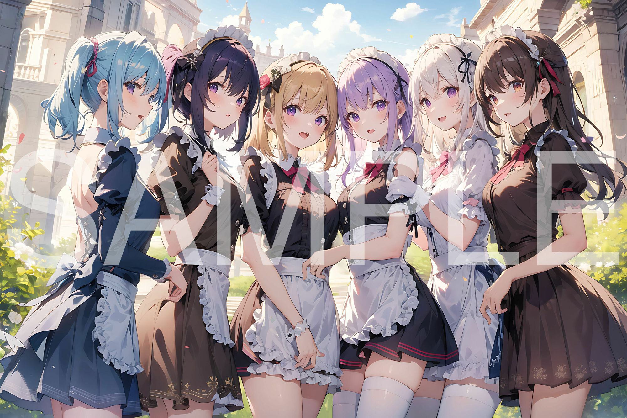 サンプル画像2:メイド×ハーレム(aiもちち) [d_454269]