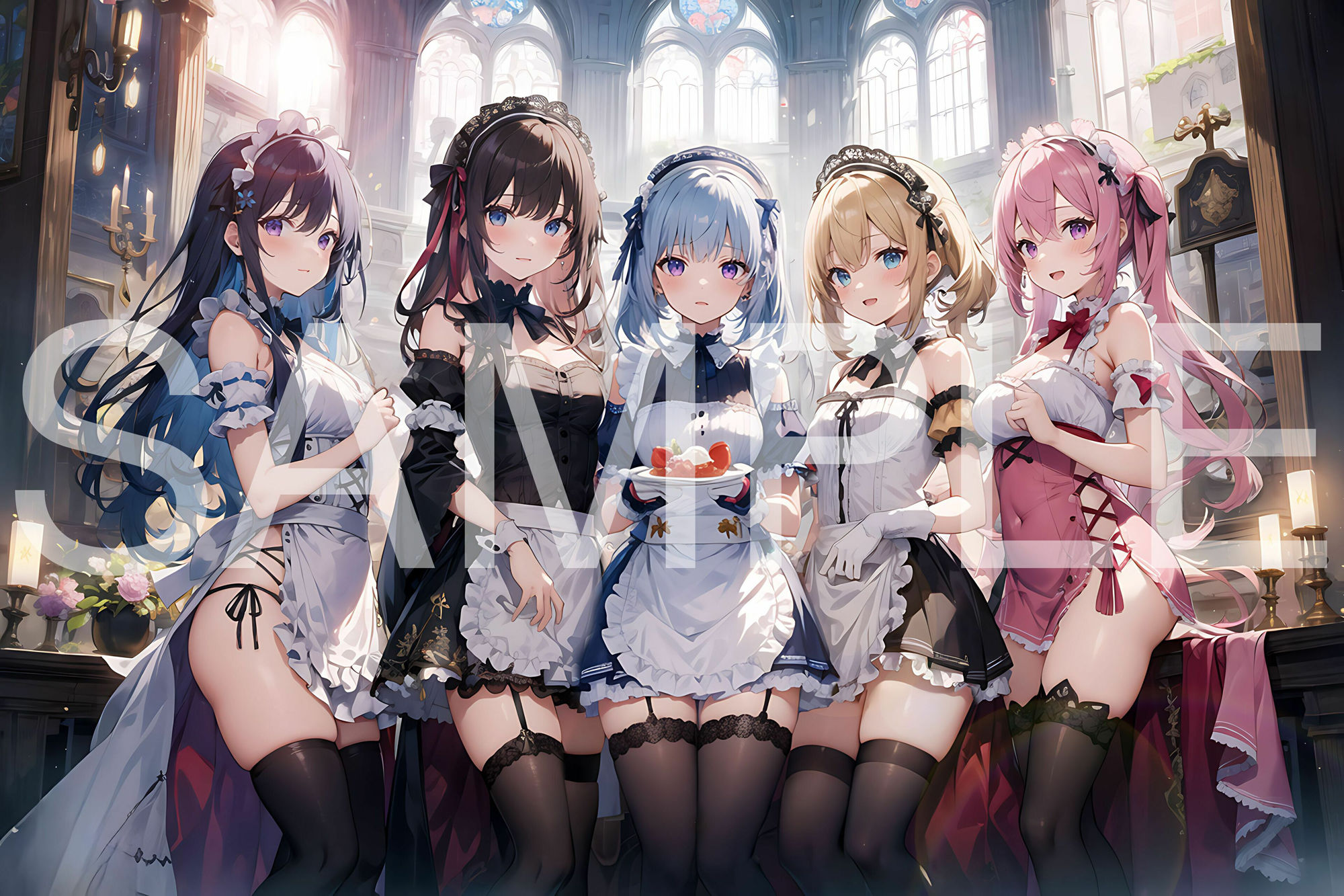 サンプル画像3:メイド×ハーレム(aiもちち) [d_454269]