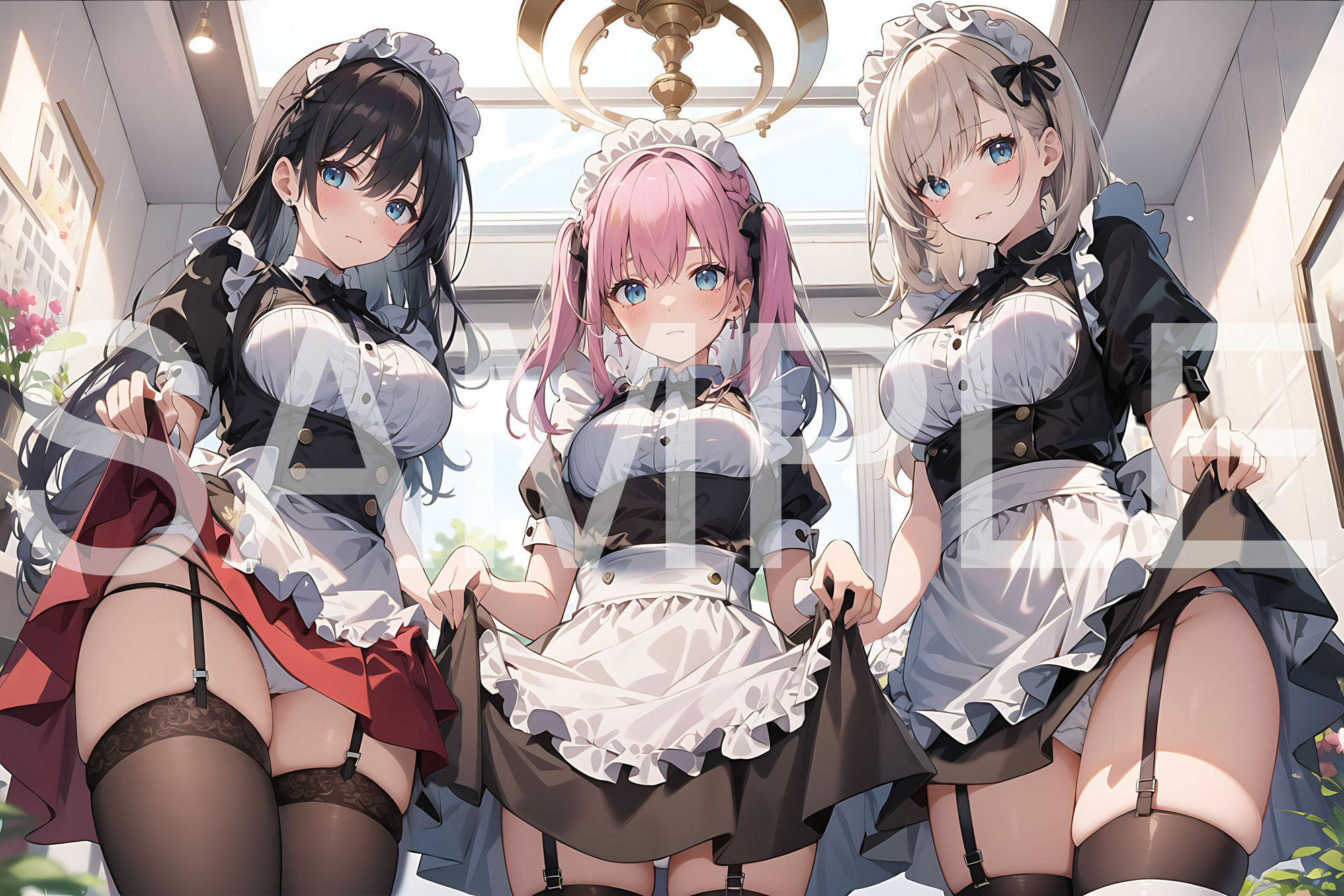 サンプル画像4:メイド×ハーレム(aiもちち) [d_454269]