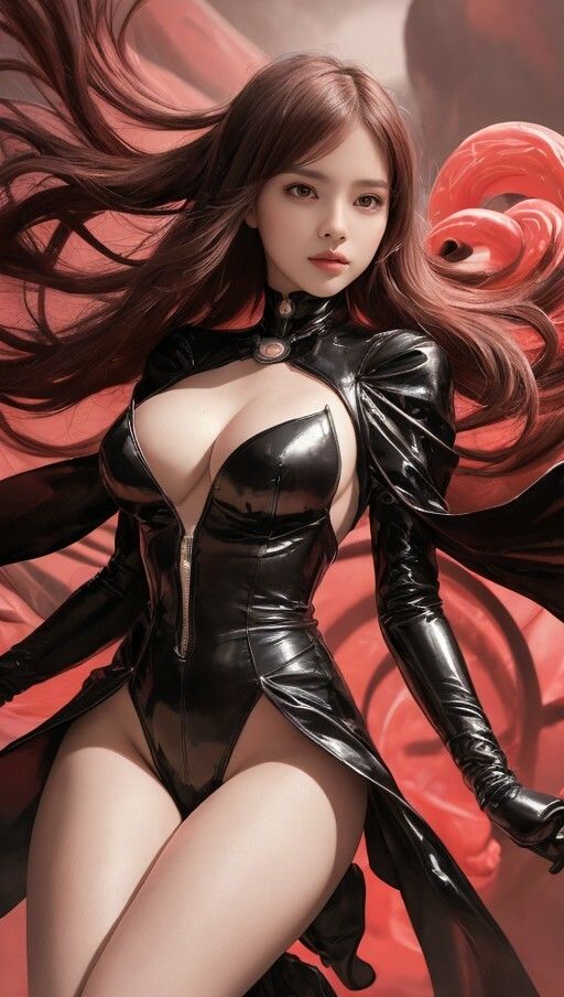 サンプル画像2:バレンタインコスでパシャリ写真集(666のAI美女倶楽部) [d_454348]