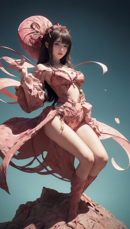 サンプル画像3:バレンタインコスでパシャリ写真集(666のAI美女倶楽部) [d_454348]