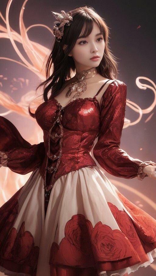 サンプル画像5:バレンタインコスでパシャリ写真集(666のAI美女倶楽部) [d_454348]