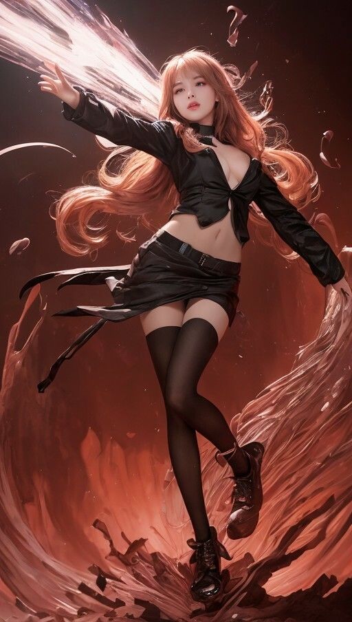 サンプル画像6:バレンタインコスでパシャリ写真集(666のAI美女倶楽部) [d_454348]