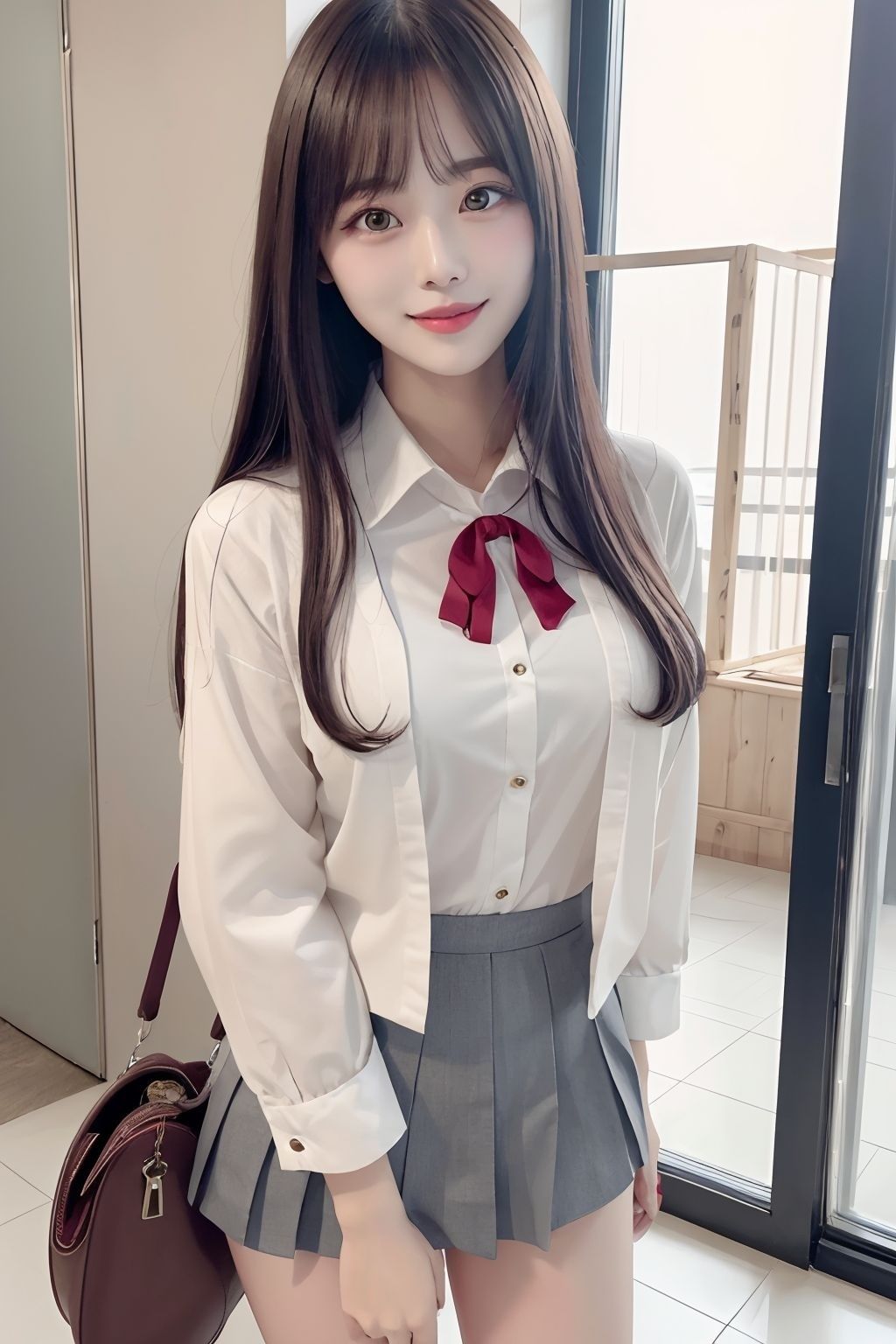 サンプル画像1:巨乳童顔マドンナの初夜〜放課後の甘い誘惑〜(緑坂48) [d_454362]