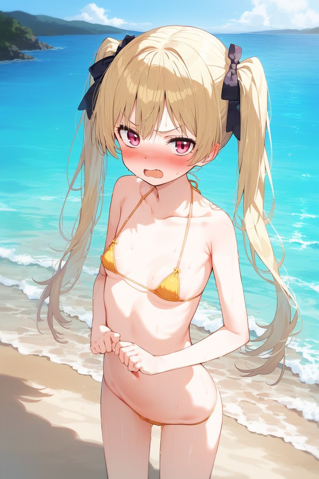 サンプル画像3:妹とビーチで中出しS●X 3（ツンデレ妹編）(FY工房) [d_454372]