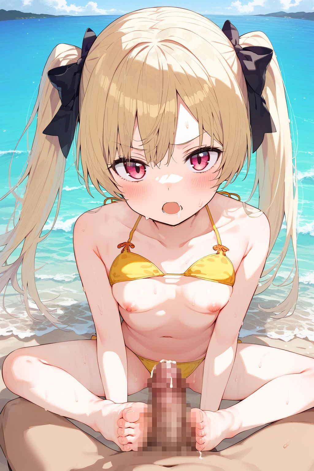 サンプル画像5:妹とビーチで中出しS●X 3（ツンデレ妹編）(FY工房) [d_454372]