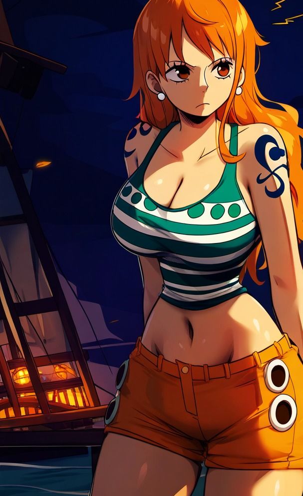 サンプル画像1:ナミ vs ぬるぬる触手(Nakki_触手・ヒロピン) [d_454375]