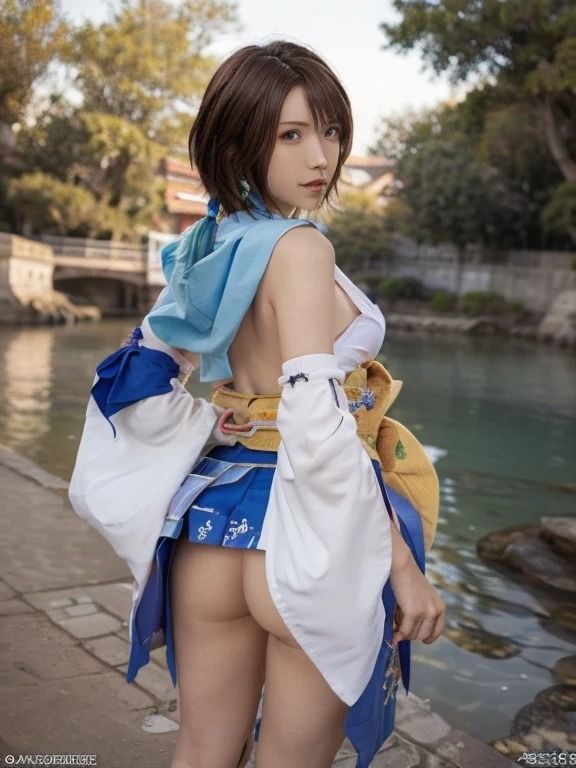 サンプル画像3:召喚士ユウナの輝き:コスプレ美女の幻想世界(夢幻出版2) [d_454444]