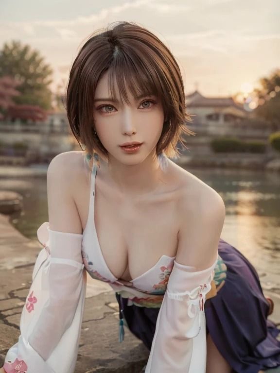 サンプル画像5:召喚士ユウナの輝き:コスプレ美女の幻想世界(夢幻出版2) [d_454444]